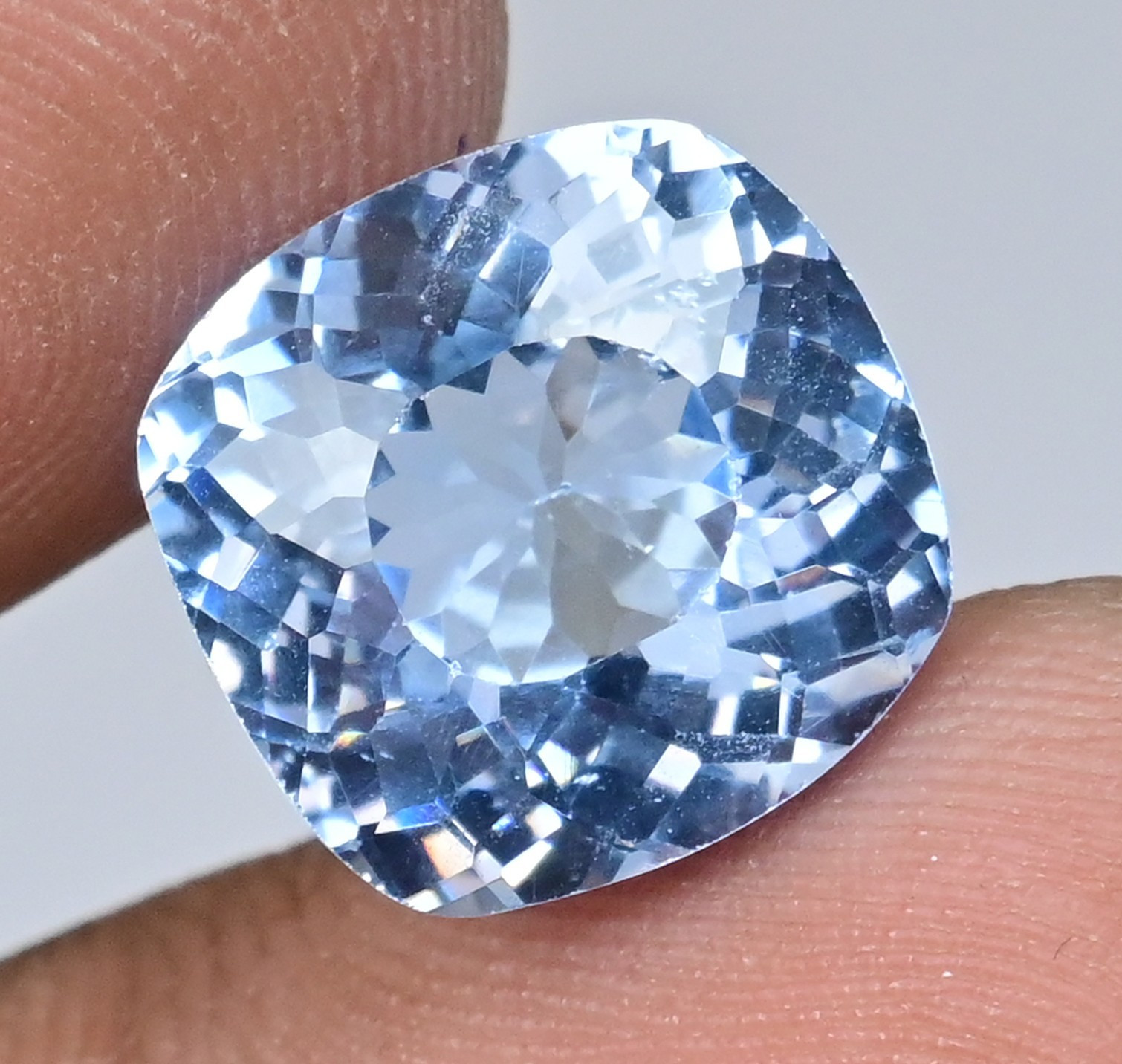 Natural Namibian Blue Jeremejevite 11.50 Ct Certified Stunning Loose Gemstone