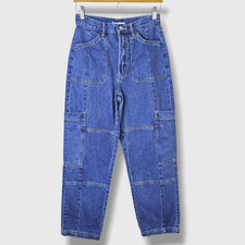BDG Urban Outfitters High Rise Baggy Cargo Jeans Size 27