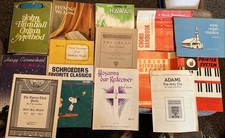 Vintage Organ Music/instructional Books, Lot 14 Pieces, Used, M-2-4