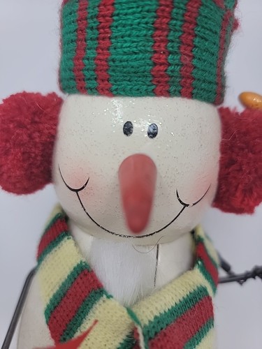 Jolly Christmas Schneemann Holz Nussknacker JCPenney Home Collection 15" Weihnachten - Bild 24 von 24