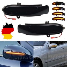 LED Spiegelblinker Außenspiegel Schwarz Für Benz C-Klasse W203 S203 CL203 00-07