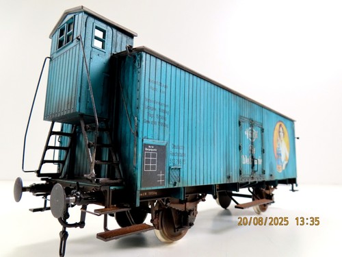 (1PAB01) MÄRKLIN  Spur 1  Güterwagen G10 "4711" der DRG, patiniert von P.B. ,... - Picture 12 of 13