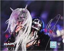 Asuka WWE Autographed 8" x 10" Entrance with Mask Photograph