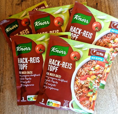 Knorr Hack-Reis Topf (26,53/kg) 5 x 49g