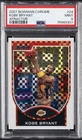 2007 BOWMAN CHROME XFRACTOR #24 KOBE BRYANT 34/50 PSA 9