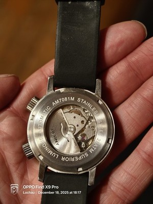 Berny Diver Automatic Watch With Calendar 