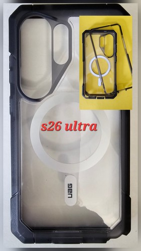 UAG - Trooper Series Case for Samsung Galaxy S26 Ultra - Clear/Ash