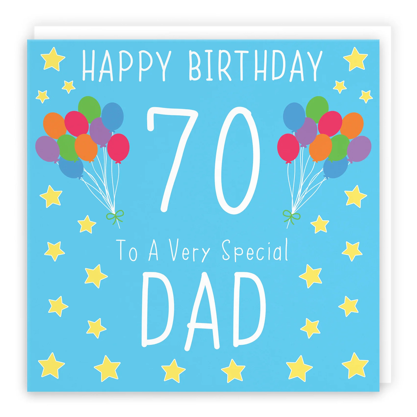 70th Dad Birthday Card Iconic