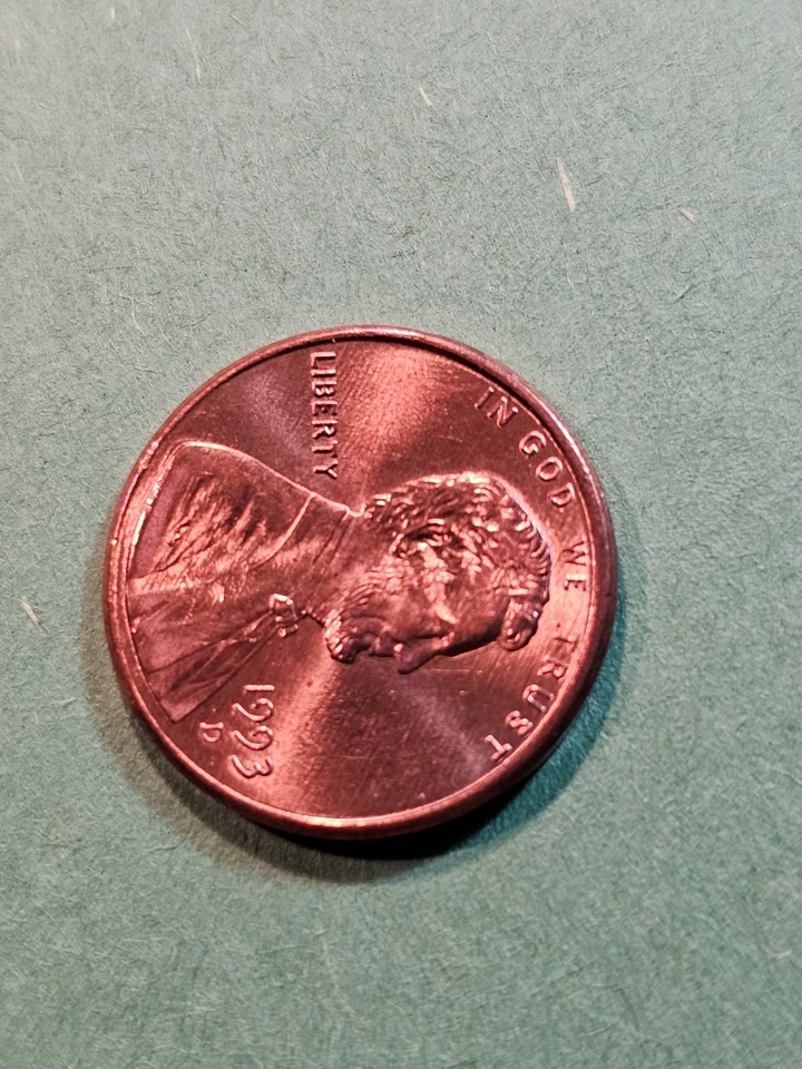 1993D LINCOLN 1-CENT, DDO/DDR Errors, Close AM, Die Cracks & Weak Letters... - Image 3 of 4