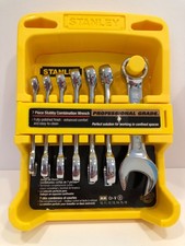 Combination Wrench Set Stanley Stubby 7pc Metric 87-243 - 10mm-18mm