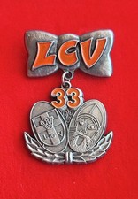 Karneval Koblenz Jubiläums Anstecker Pin 33 Jahre Lützeler Carnevals Verein LCV