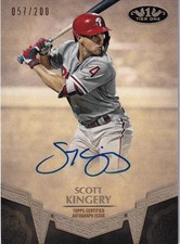 2019 Topps Tier One Scott Kingery Break Out Auto /200 Phillies