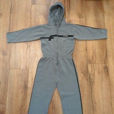 VTG FUBU Youth Large Fleece Bodysuit Sweater Hoodie Warm Up Y2K