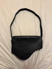 MM6 Maison Margiela Black Trois 6 Leather Cro...