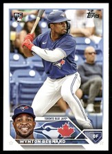 Wynton Bernard Rookie 2023 Topps Update Toronto Blue Jays #US293
