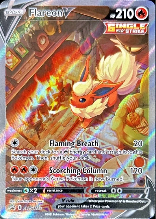 Flareon V SWSH179 SWSH: Sword & Shield Promo Cards for sale