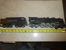 S scale American Flyer 322AC engine & Tender. Runs.