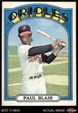 1972 Topps #660 Paul Blair Orioles 6 - EX/MT