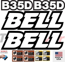 Fits Bell B35D Decal Kit Articulated Dump Truck - 3M VINYL- FREE SHIPPING