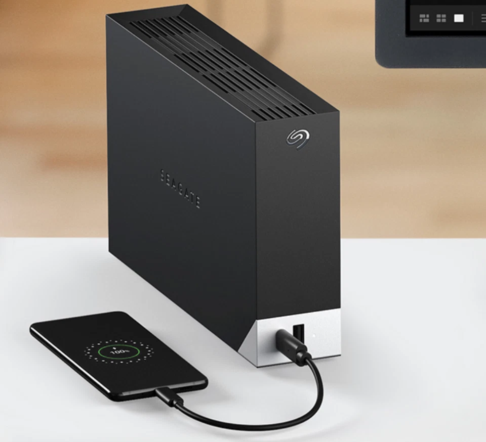 Seagate One Touch Hub 6TB External HDD - USB 3.2, Password Protection, Dual USB - Image 3 of 4
