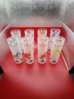 Vintage Libbey Frosted Circus Merry Go Round Drinking Glasses Set Of 8