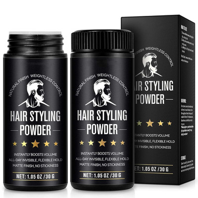 Hair Styling Powder for Men, (1.05Oz of 2Pack) Volumizing Texture Powder for All