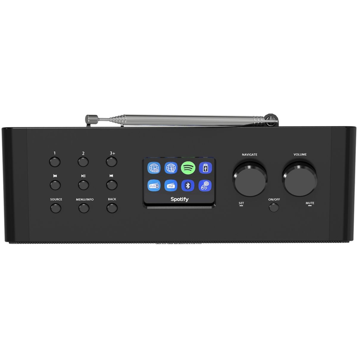 Radio DAB KENWOOD CRST90SB Noir au design épuré et finitions acoustiques premium