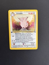 1999 Pokemon - 1st Edition Clefable Holo Rare - Jungle 1/64