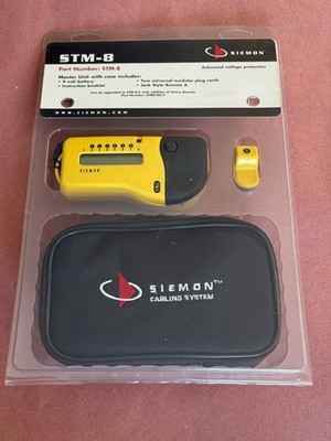 Siemon Cabling System STM-8 UTP Cable tester and Carrying Case.