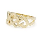 Tiffany & Co. Paloma Picasso 18k Yellow Gold Loving Heart Band Ring #JB724-4 — photo 3