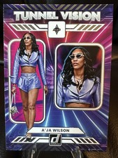 A'ja Wilson TUNNEL VISION Insert #13 2025 Panini Donruss WNBA Aces NM