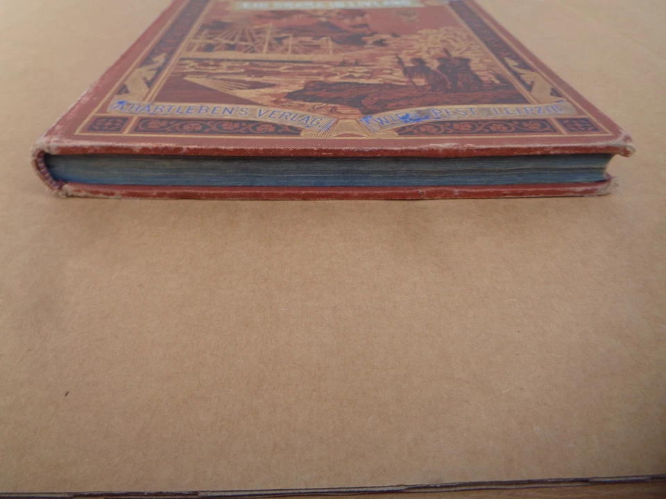 Julius  Verne : Ein Drama in Livland .  Hartleben Verlag 1905  Bd. 85 original - Bild 3 von 4