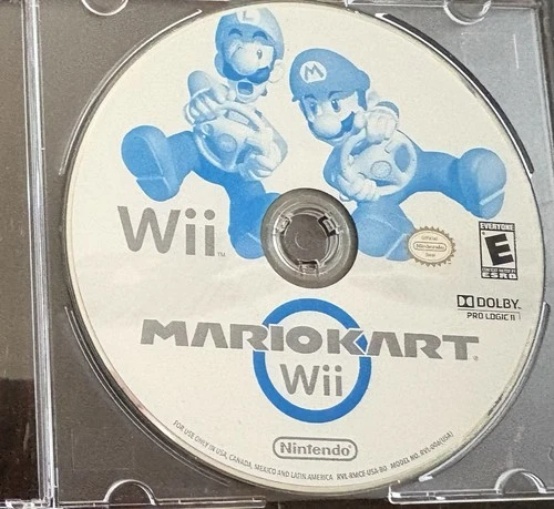 Nintendo Mario Kart Wii Racing Multiplayer Loose game disc, tested