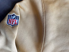 Vintage New Orleans Saints Reebook NFL Authentic Sideline Gold Hoodie XXL — photo 5