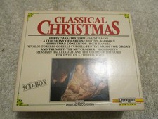Vintage Classical Christmas Xmas 5 CD Box Set Handel Bach Mozart Nutcracker 1990