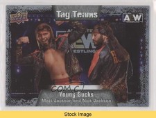 2022 AEW All Elite Wrestling Silver Foil Matt Jackson Nick Patch Tag READ kr0