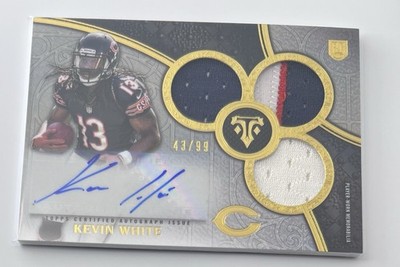 2015 Topps Triple Threads Kevin White RPA /99   Patch Auto Chicago Bears
