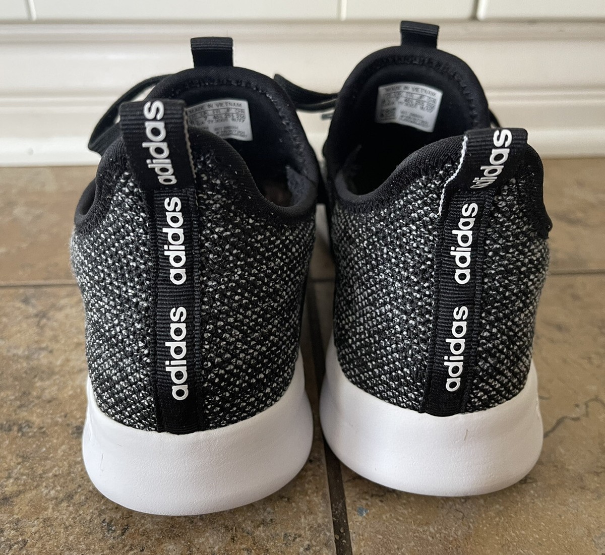 adidas Men\'s Low-Cut Alphabounce Athletic Sneakers HWA1Y3001 Black/White Size 7M adidas Men main image 2