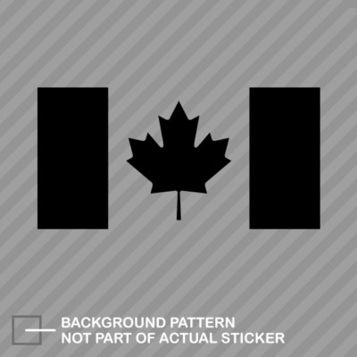 Canadian Flag Sticker Die Cut Decal Canada Maple Leaf