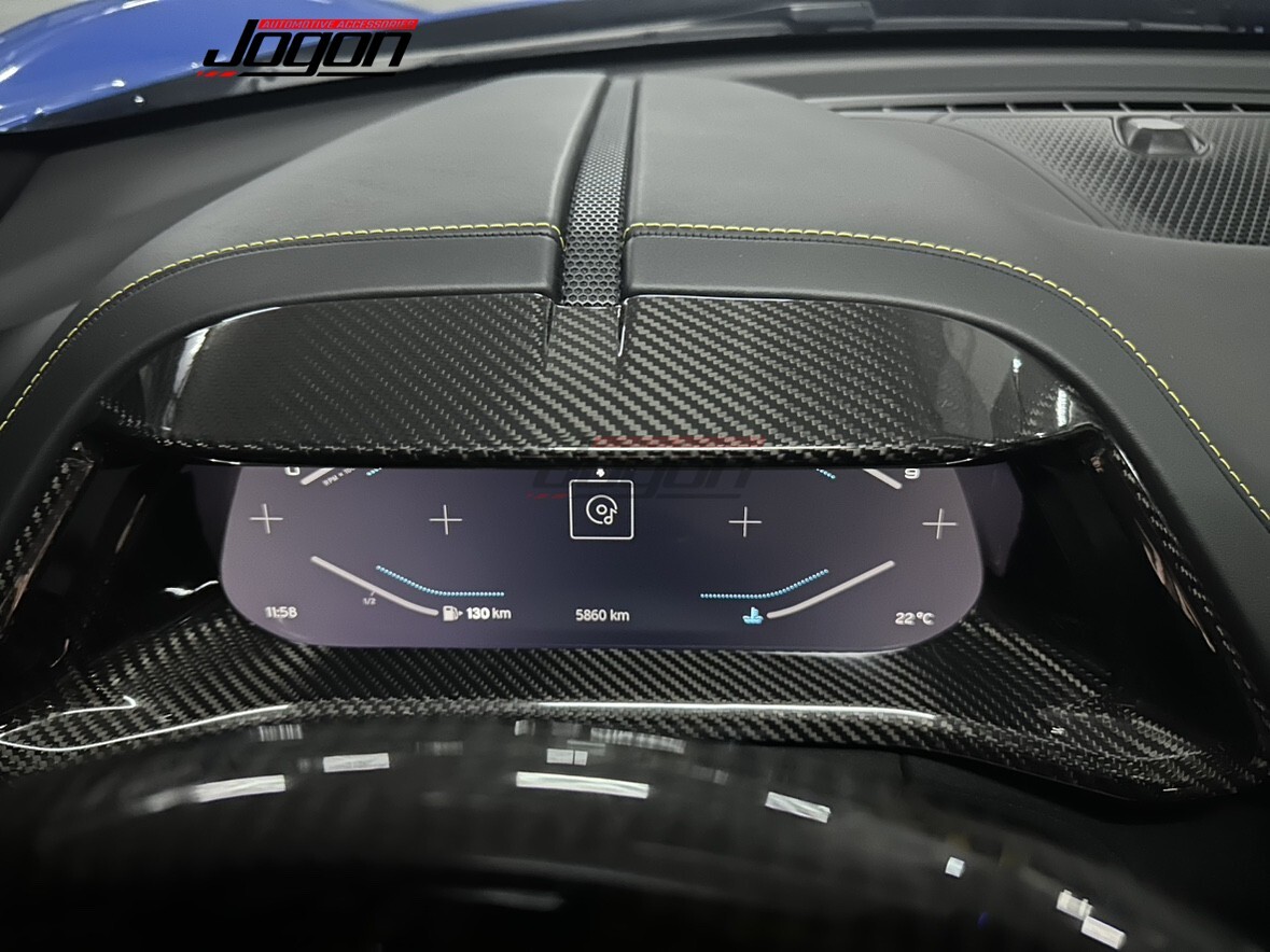 Dry Carbon Instrument Panel Cluster Speedometer Trim For Lotus Emira V6 2022-24