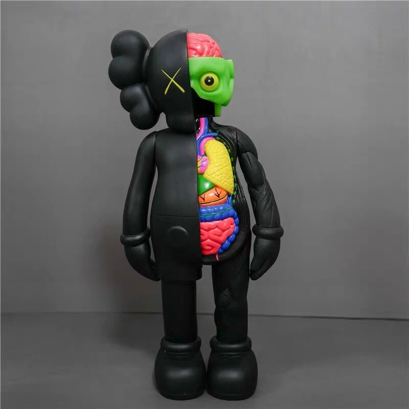 KAWS Companion Action Figure Prototype Half body Anatomy Deco Art
