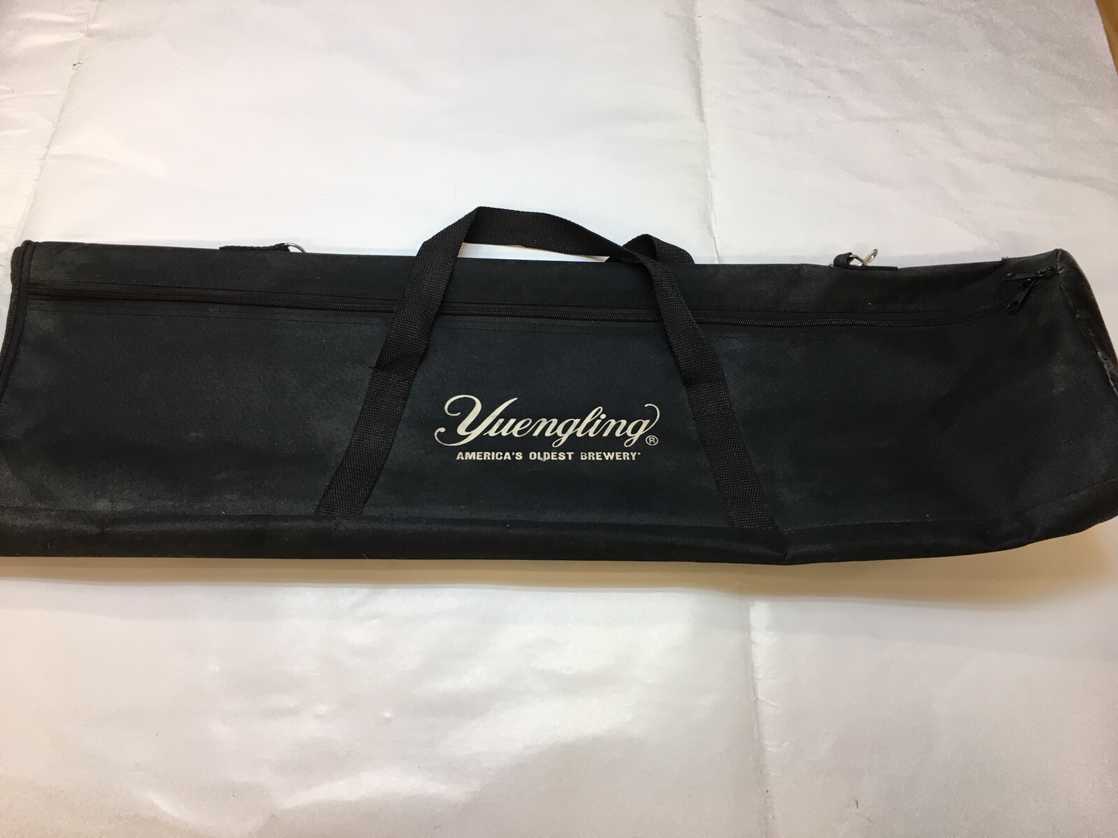 Yuengling Large Beer Banner With Stand And Retracts Into Base 7ft Tall