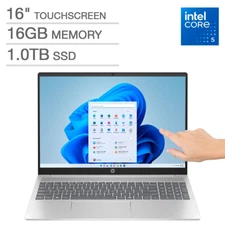 HP Pavilion 16" Touchscreen 16GB RAM 1TB SSD Core 5-120U 5Ghz Turbo Windows 11