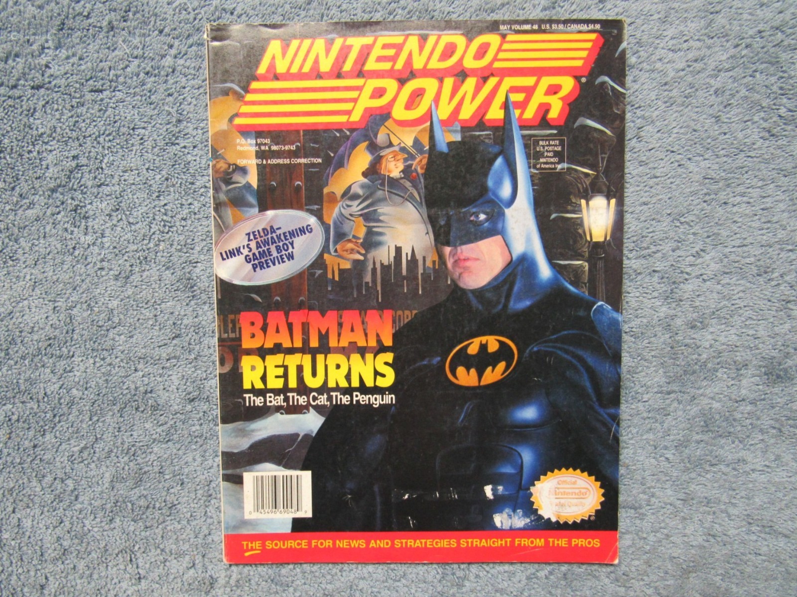 # 48 Nintendo Power Magazine NP May 1993 featuring Incredible Crash Dummies k47b
