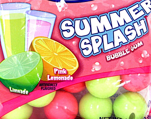SUMMER SPLASH 1" GUMBALLS 2 LBs Bulk Vending Machine Fresh Candy Gum