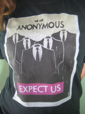 We are anonymous Expect us T shirt tee