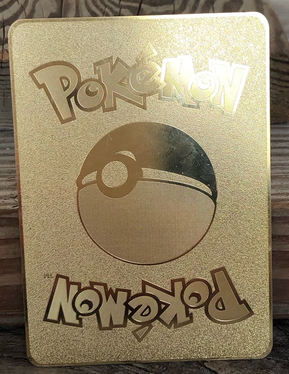 Arceus VMAX Gold Metal Card