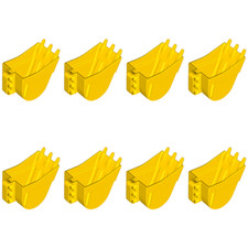 Lego Technic Bricks 8x Bright Yellow Digger Shovels Buckets 24120 6145856 NEW