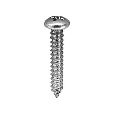 Tapping Screw #14 x 7/8", Phillips Pan Head, Zinc Finish (Qty: 100)
