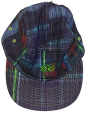 Nike 6.0 Hat Cap Youth 8-20 Green Apple Plaid Skateboard Athletic Kids Boys